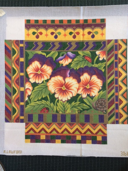 Floral With Snail (3166)