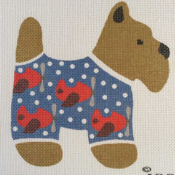 Fly Boy Dog Ornament