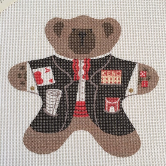 Game Keeper Bear Ornament