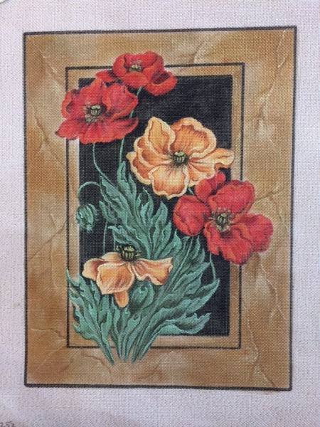 Gold Framed Floral (1253)