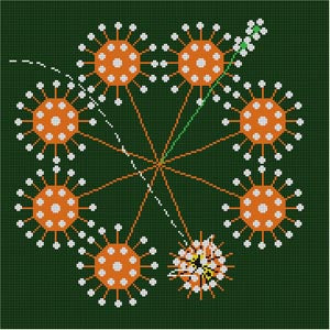 Pollinating Flower (HC-P195)