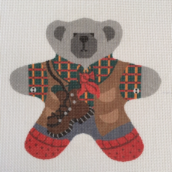 Hiking Bear Ornament