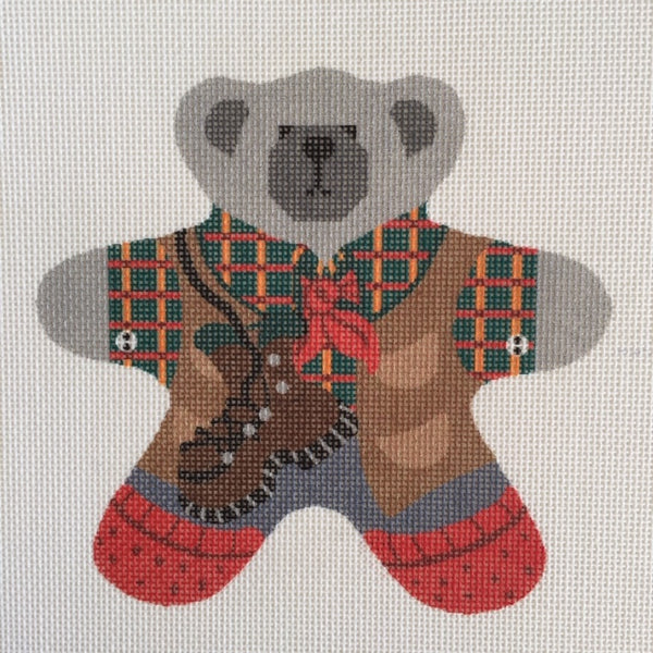 Hiking Bear Ornament