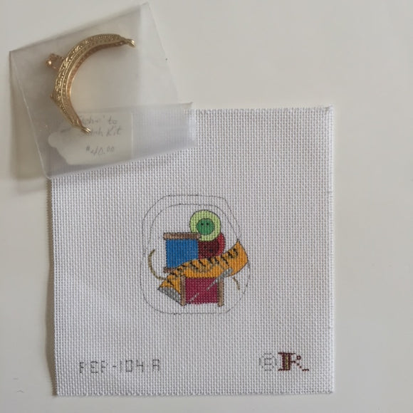 Itchin' to Stitch Kit (PEP-104-A) Purse Canvas