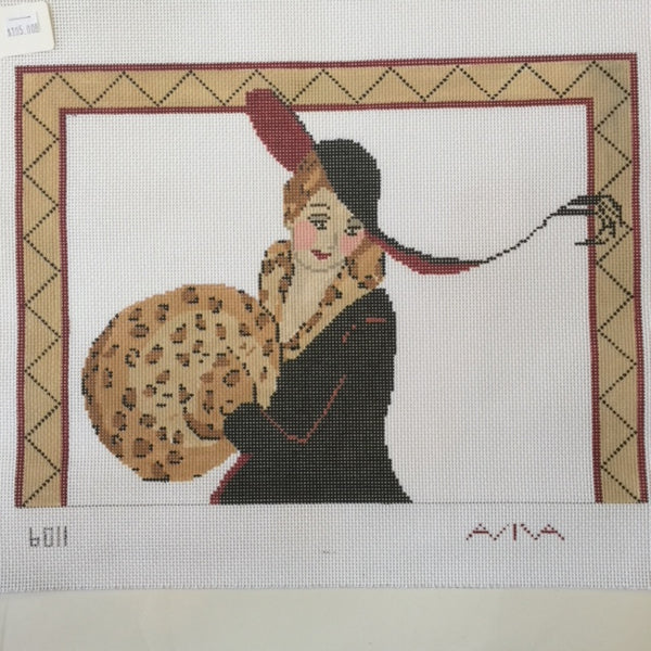 Lady with Big Hat (6011)