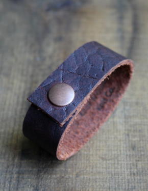 NNK Leather Shawl and Cowl Cuff