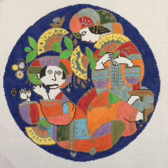 Oriental Flute Player