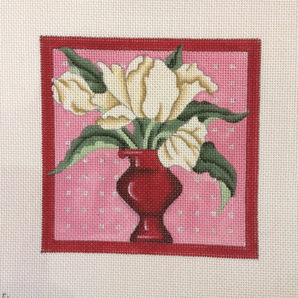 Red Vase Floral* (531-B)