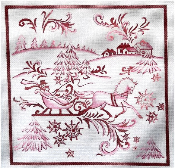 Sleigh Horse Red (EV-X12-A)