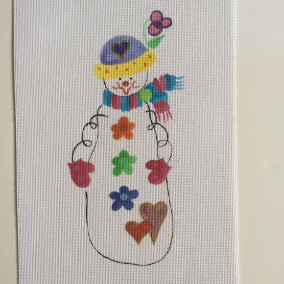 Snowman Purple Hat (ab17)