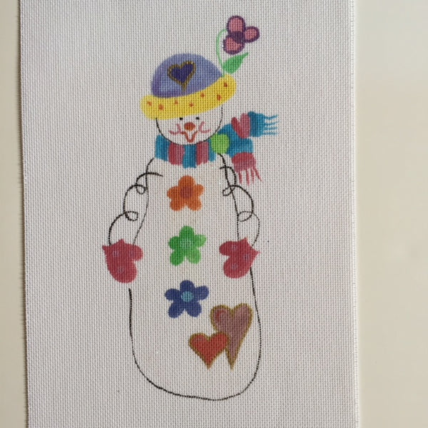 Snowman Purple Hat (ab17)