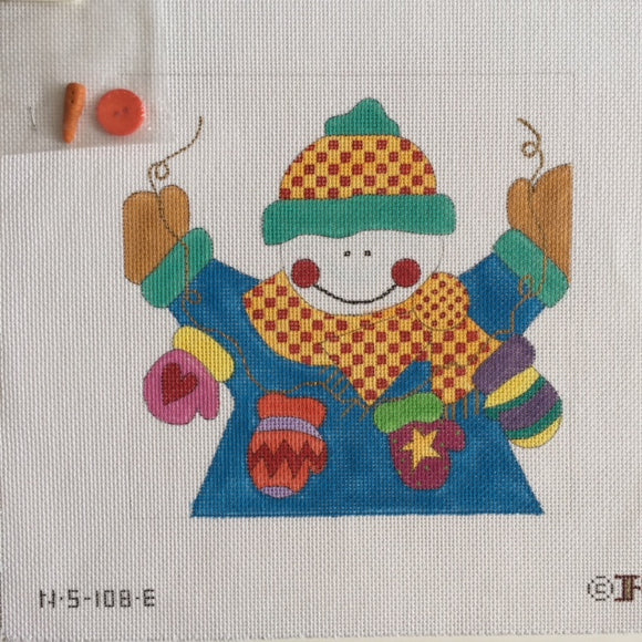 Snowman Sq. Mittens (N-S-108E)