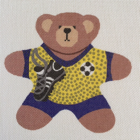 Soccer Bear Ornament