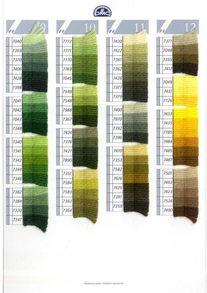 DMC Tapestry Wool (Color Blanc, Ecru, Noir, # 7003 - 7151)