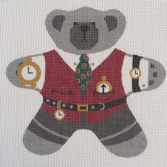 Time Keeper Bear Ornament