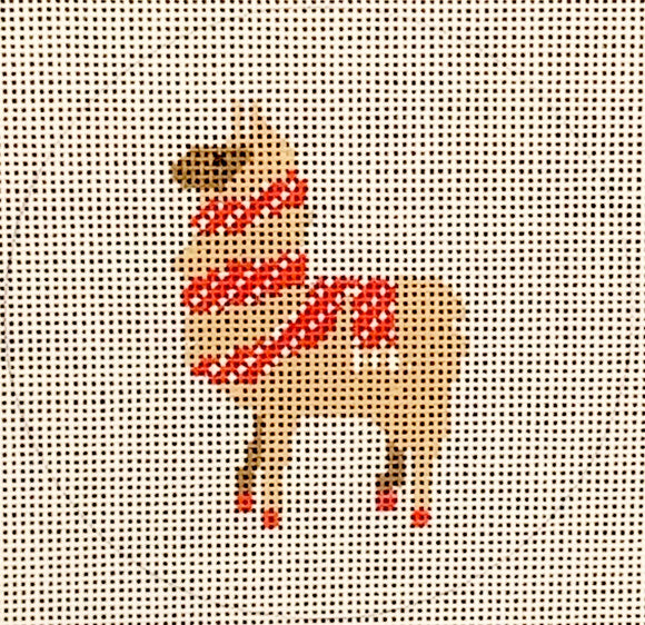 Llama Scarf Ornament ZIA-153