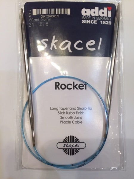 Addi Rocket (US 3 - US 13) Circular Knitting Needle