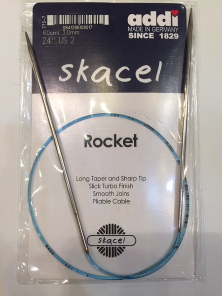 Addi Rocket (US 000 - US 2) Circular Knitting Needle