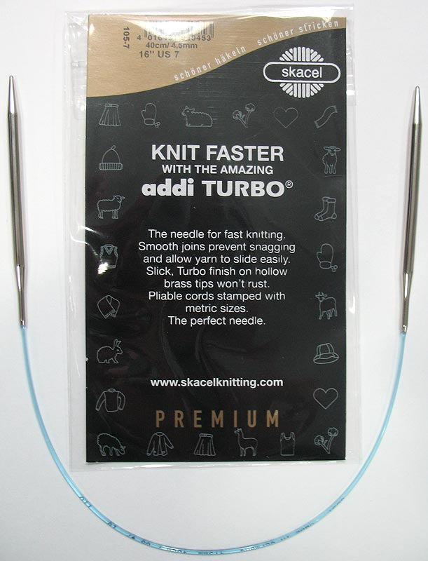 Addi Turbo 16 Circular Knitting Needles by SKACEL Size 7