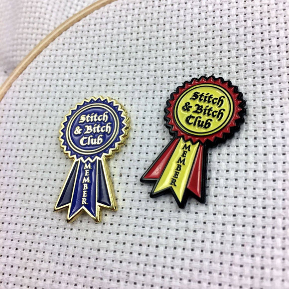 Stitch and Bitch Club Member Needle Minder