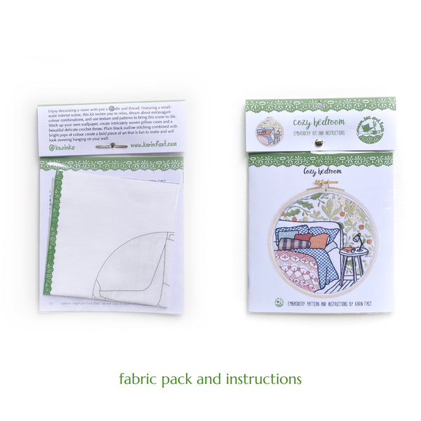 Cozy Bedroom Embroidery Kit