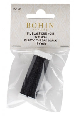 Fil élastique noir Bohin