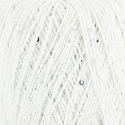 01 White with Silver Sequins
