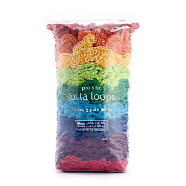Harrisville Potholder (PRO Size) Lotta Loops