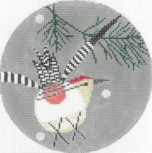 Red Belly Woodpecker Ornament (HC-0446B)