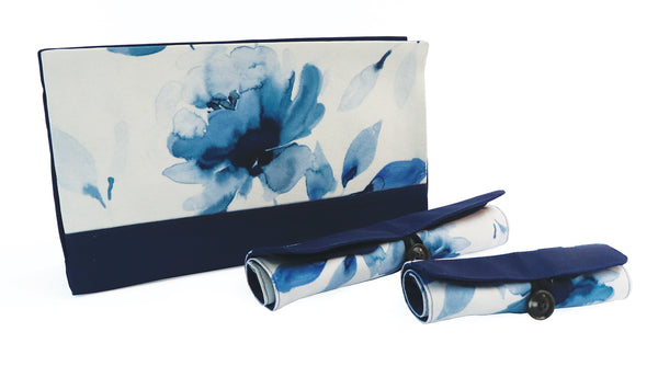 Blossom Project Pouch with Roll-on Needle Cases