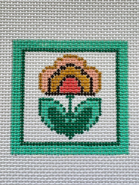 Simply Square Box Painted Canvas Insert