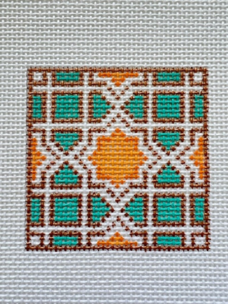 Simply Square Box Painted Canvas Insert