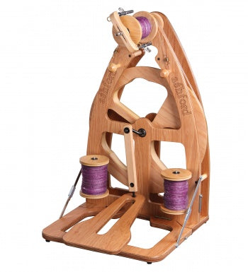 Ashford Joy 2 w/Sliding Hook Flyer Single Treadle with carry bag