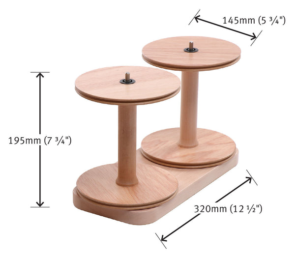 Ashford Kiwi Super Flyer Kit with 3 Kiwi Super Flyer Bobbins and Lazy Kate