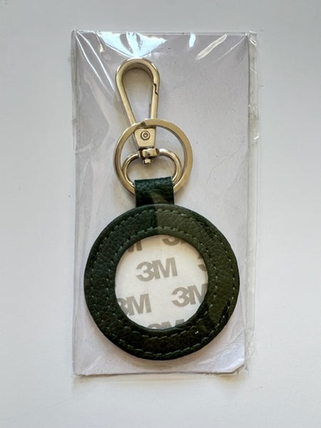 Planet Earth Self-Finishing Leather Key Fob