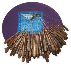 Lacis Lace Cookie Pillow, 18"