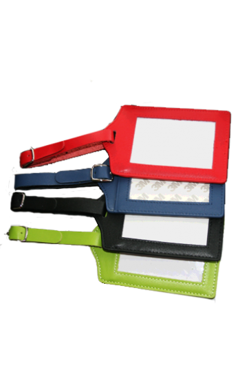 Planet Earth Self-Finishing Leather Luggage Tag