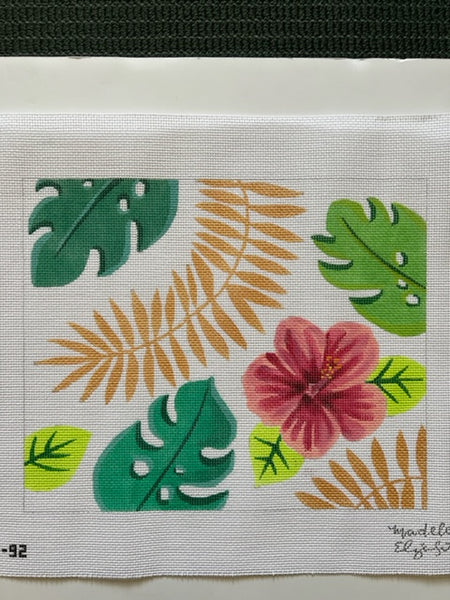 Pink Hibiscus Clutch (ME92)