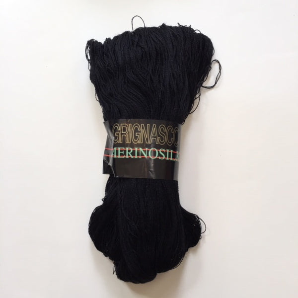 Grignasco Merino Silk 002 Black
