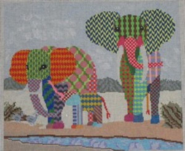 Colorful Elephants (Patt-228)