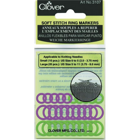 Clover Soft Stitch Ring Markers (Art. 3107)