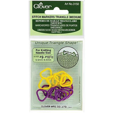 Clover Stitch Markers Triangle