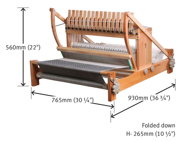 Ashford 24" Folding Table Loom 16 Shaft (12 dpi)