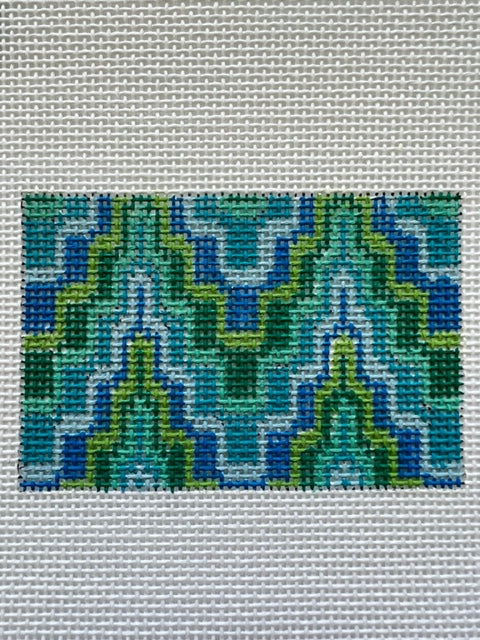 Credit Card Holder/Luggage Tag Painted Canvas Insert