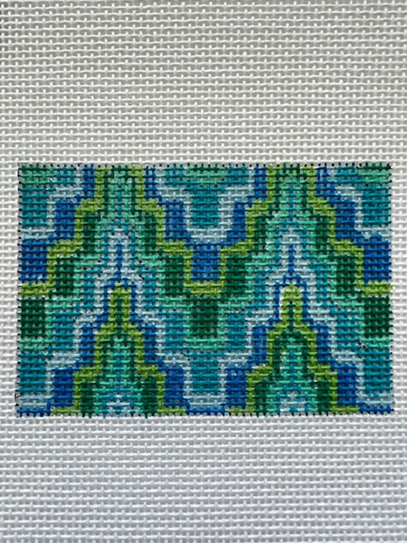 Credit Card Holder/Luggage Tag Painted Canvas Insert