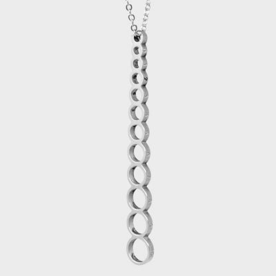 Needle Necklace (Needle Sizer) Stainless Steel