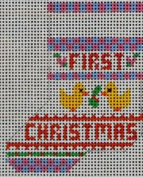 First Christmas Mini Sock (WS368)
